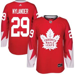 Herren Toronto Maple Leafs Eishockey Trikot William Nylander #29 Authentic Rot Alternate